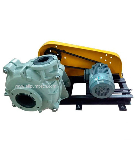 4inch x 3inch C Pulp And Paper Rubber Lined Slurry Pump